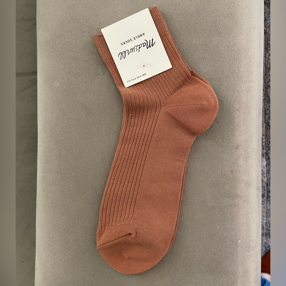 Madewell neutral ankle socks